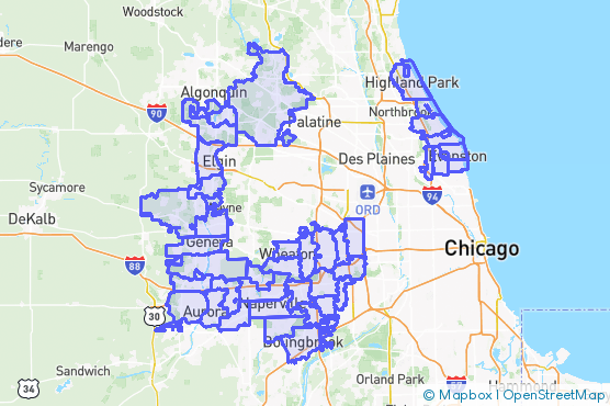 Service Area Map