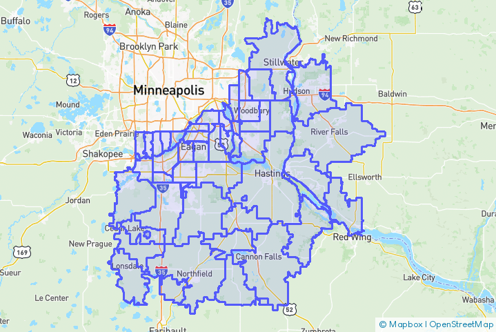 Service Area Map