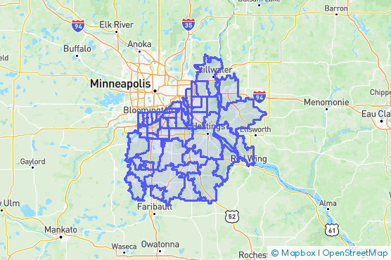 Service Area Map