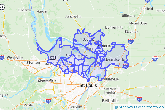 Service Area Map
