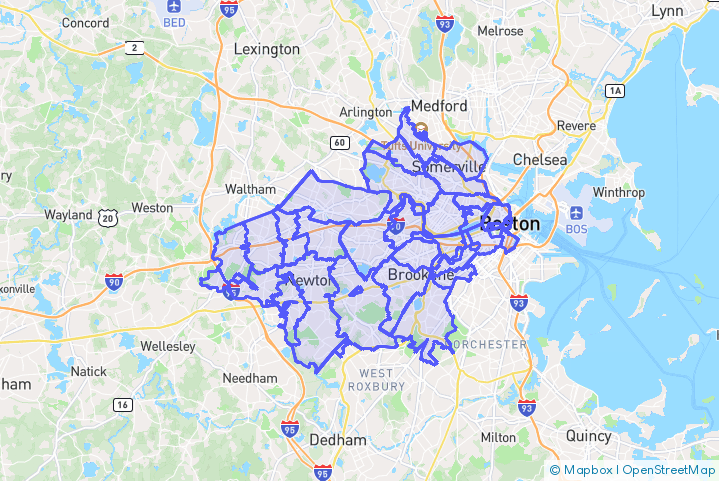 Service Area Map