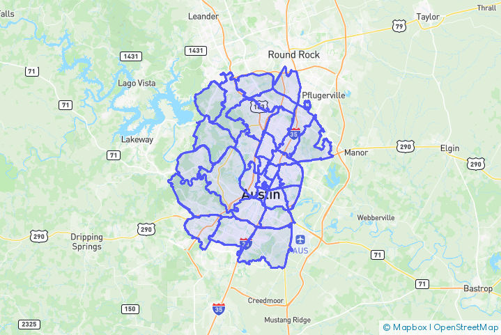 Service Area Map