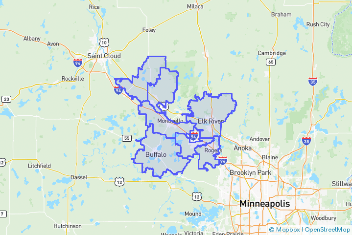 Service Area Map