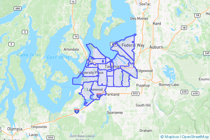 Service Area Map