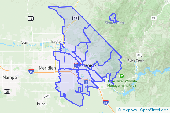 Service Area Map