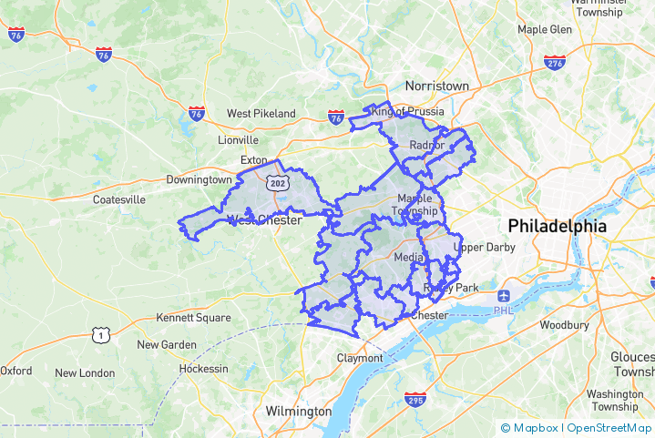 Service Area Map