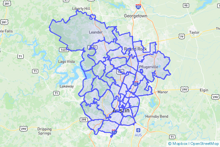 Service Area Map
