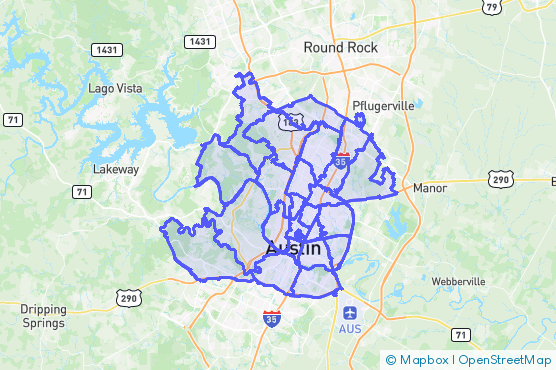 Service Area Map
