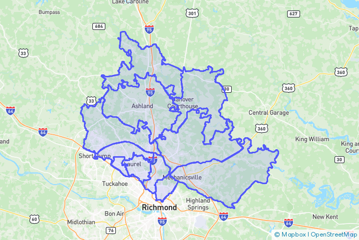 Service Area Map