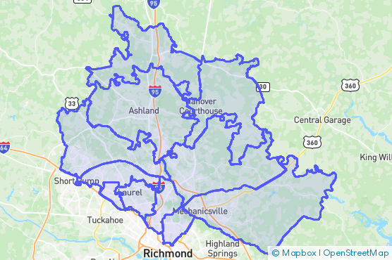 Service Area Map