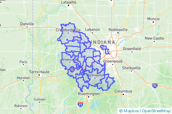Service Area Map