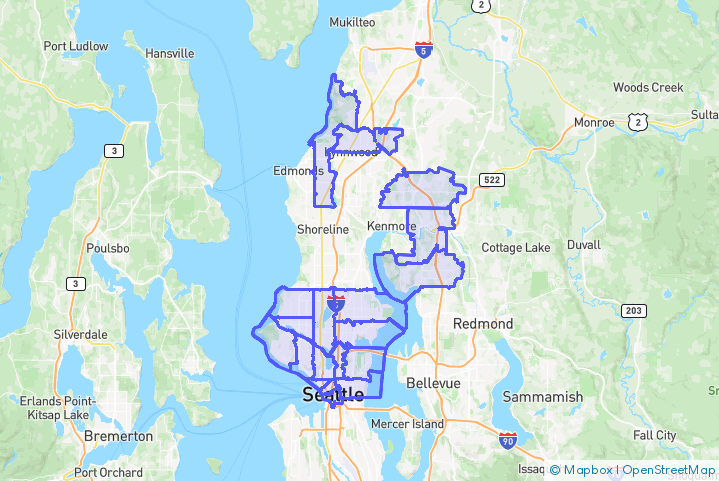 Service Area Map