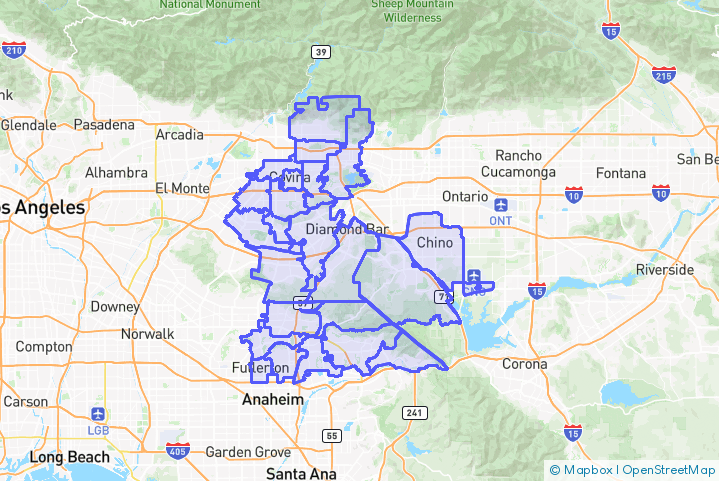 Service Area Map