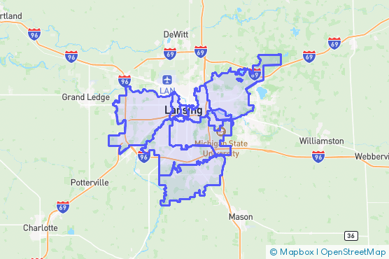 Service Area Map
