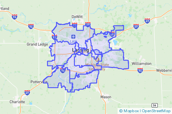 Service Area Map