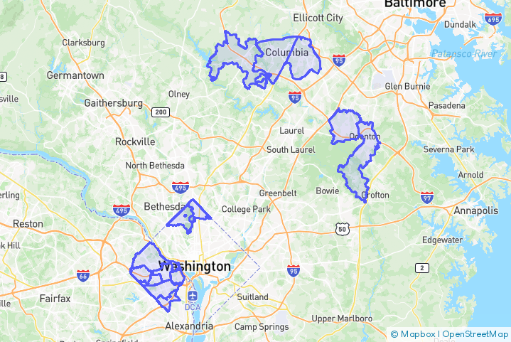 Service Area Map
