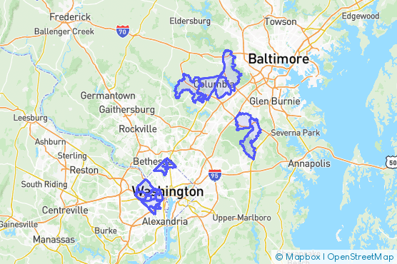 Service Area Map