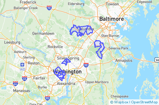 Service Area Map
