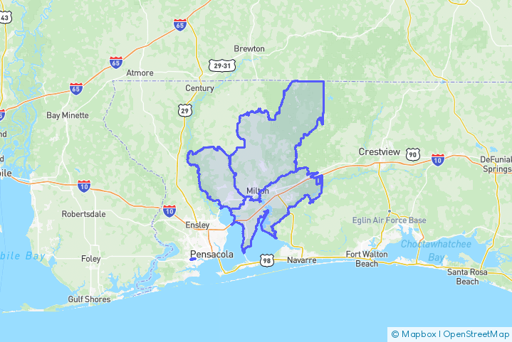 Service Area Map