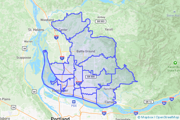 Service Area Map