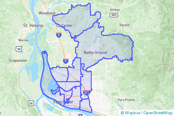 Service Area Map