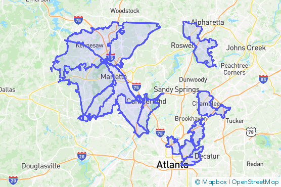 Service Area Map