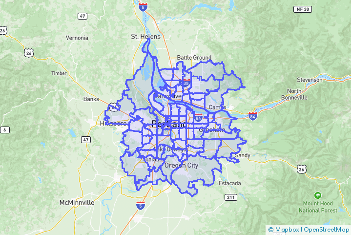 Service Area Map