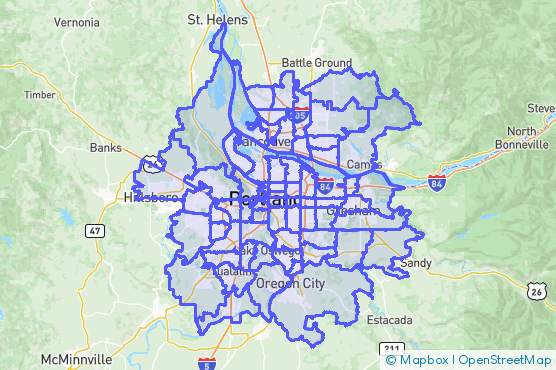 Service Area Map