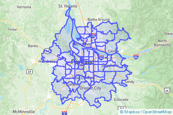Service Area Map