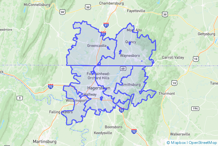 Service Area Map