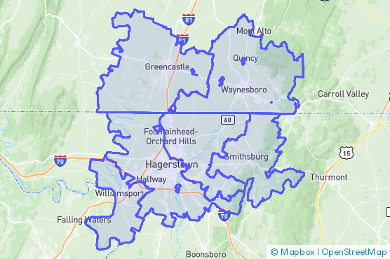 Service Area Map