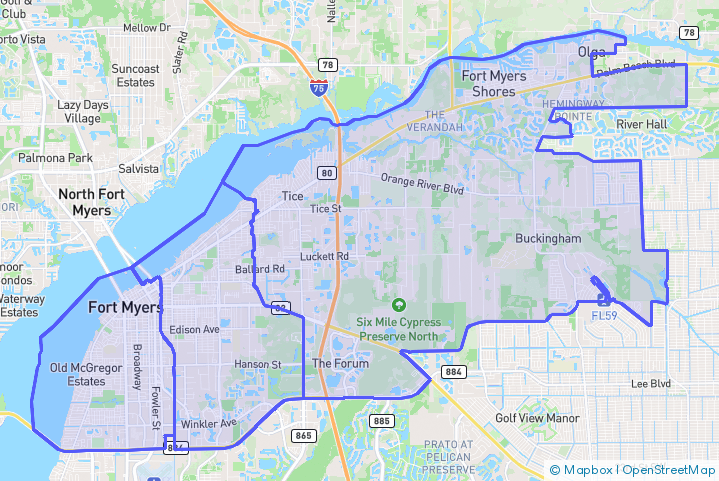 Service Area Map