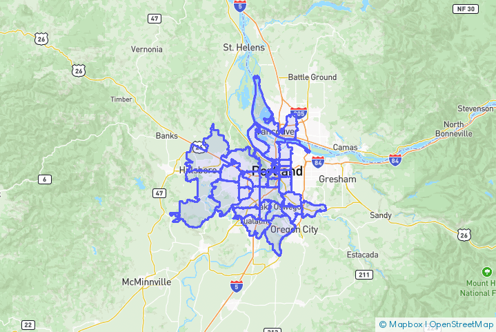 Service Area Map