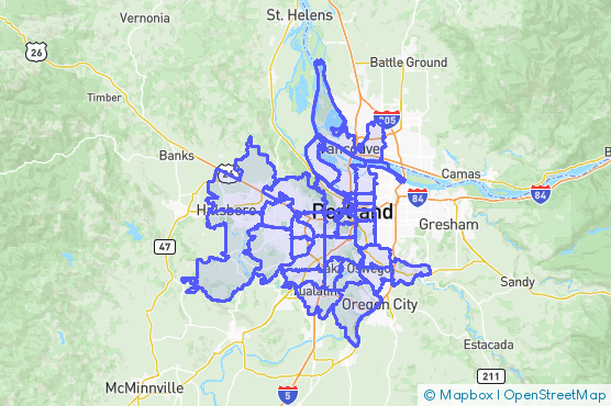 Service Area Map