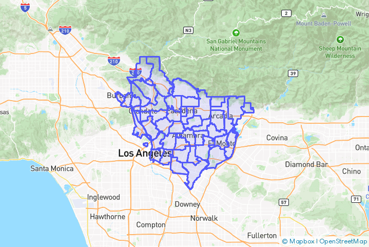 Service Area Map