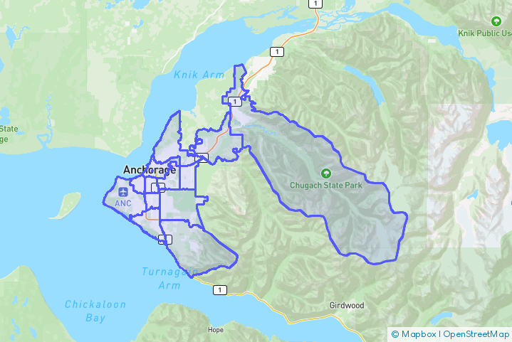 Service Area Map