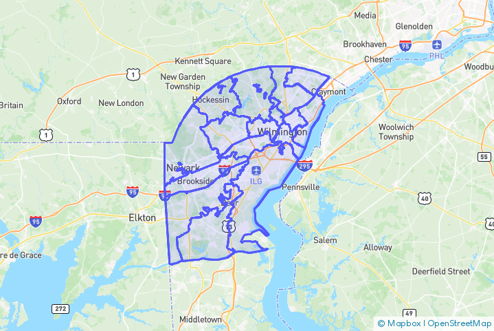 Service Area Map