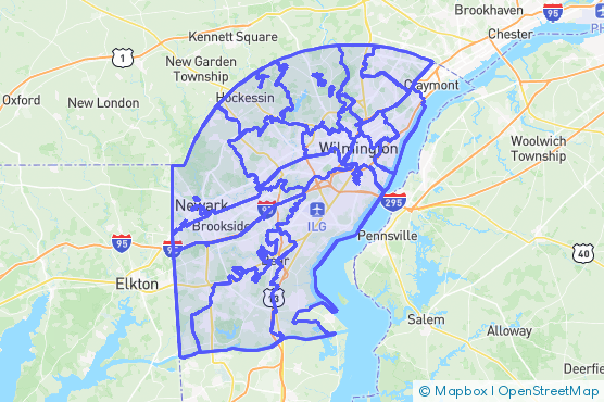 Service Area Map