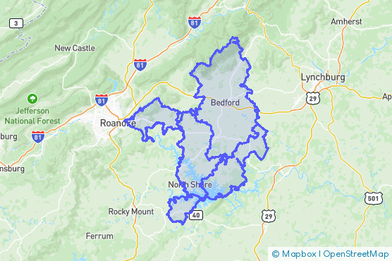 Service Area Map