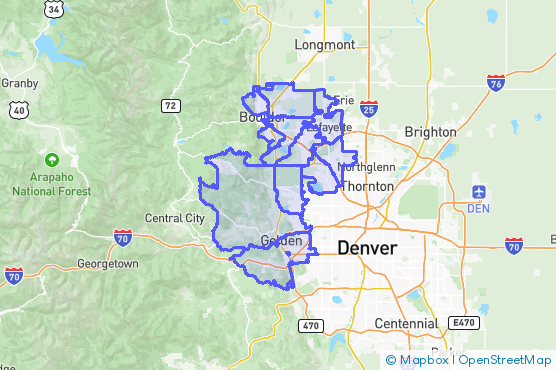 Service Area Map