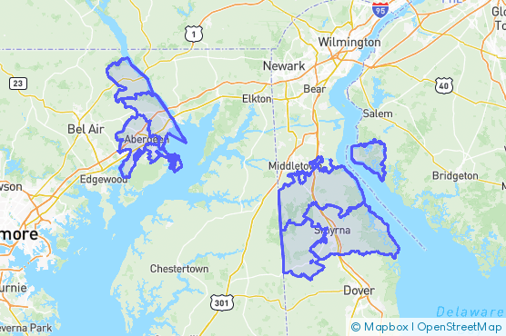 Service Area Map