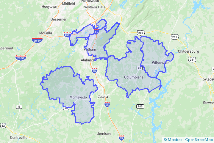 Service Area Map