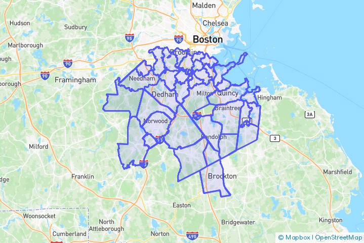 Service Area Map