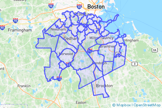Service Area Map