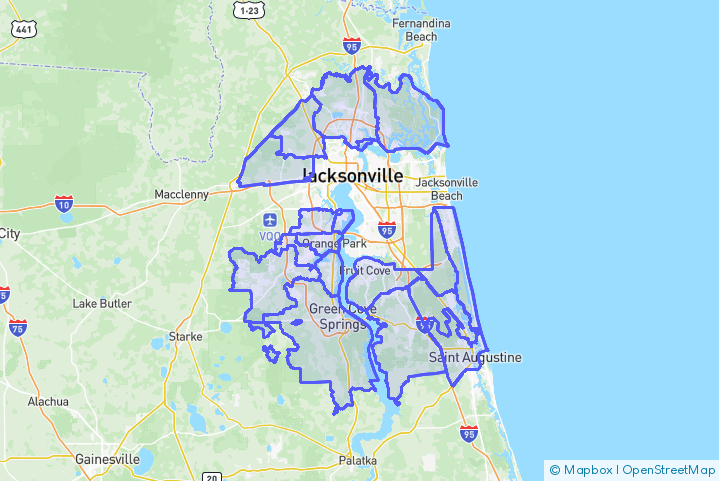 Service Area Map