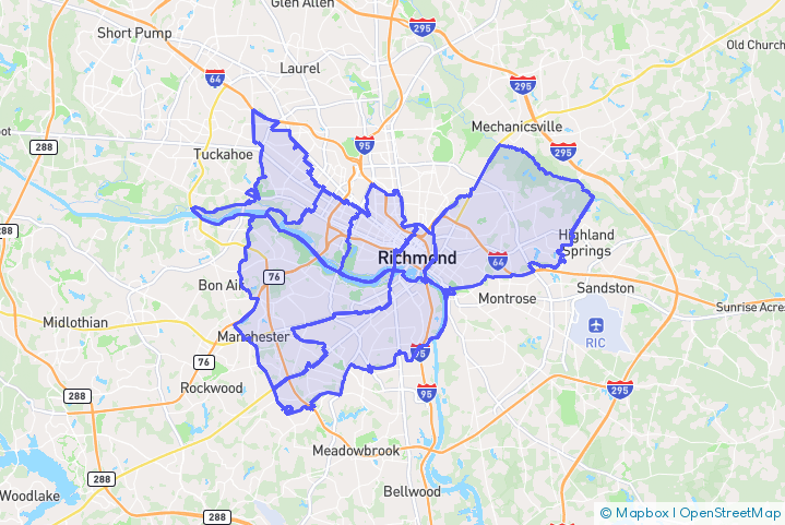 Service Area Map