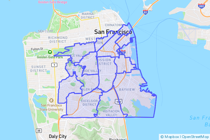 Service Area Map