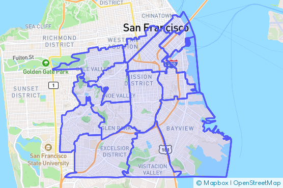 Service Area Map