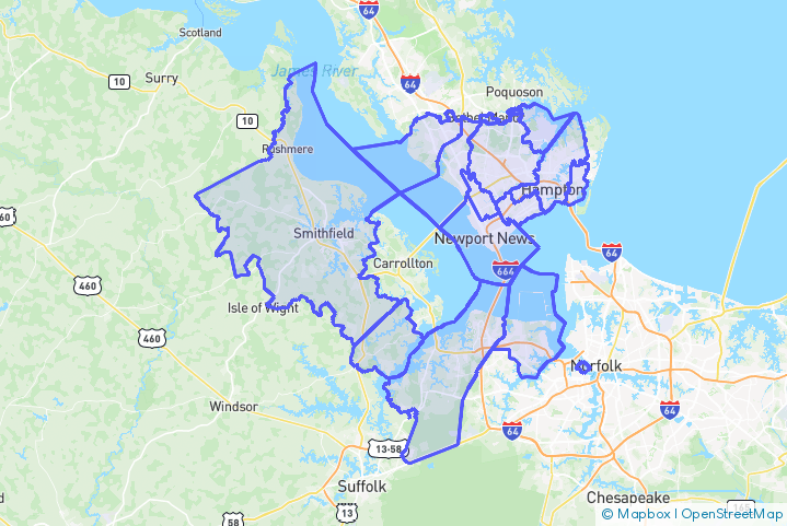 Service Area Map