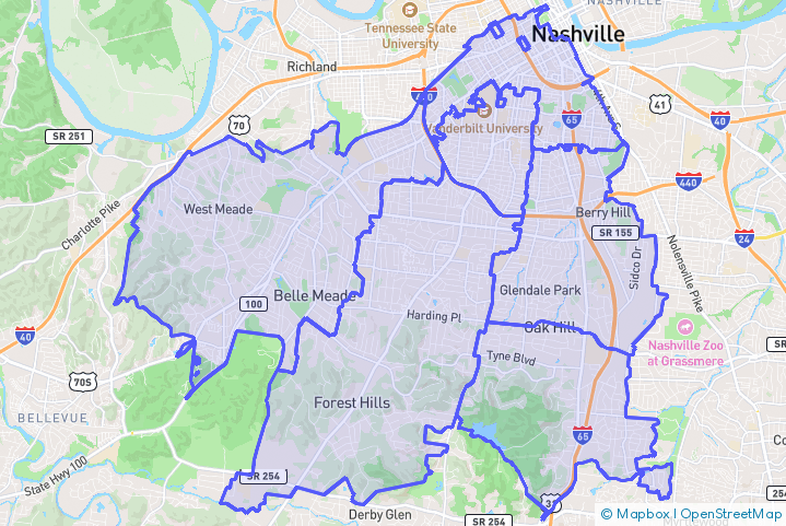 Service Area Map